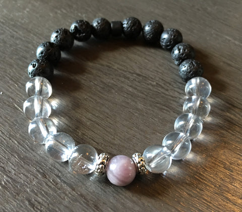 Mother's Day Collection Essential Oil Diffusing and Healing Stone Bracelets
